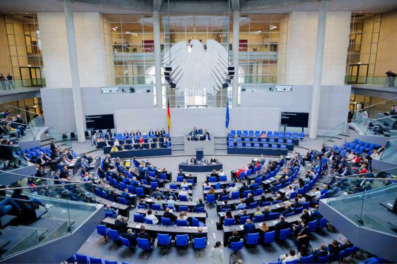 Sitzung des Deutschen Bundestags