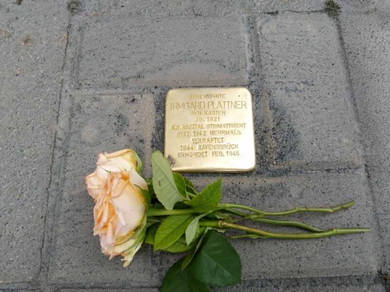 Stolperstein für Irmgard Plättner in Braunschweig